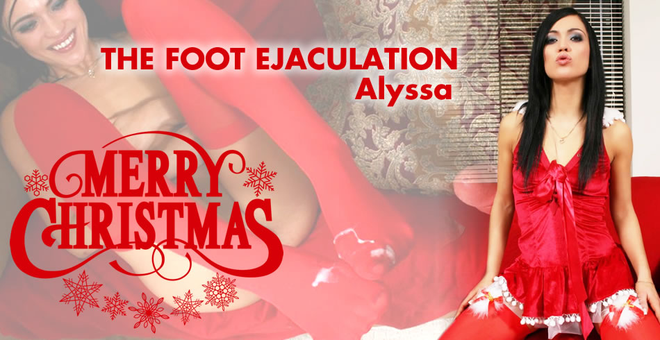 THE FOOT EJACULATION MerryChristmas